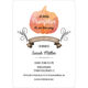 Watercolor Pumpkin Baby Shower Invitations Image 3 of 4